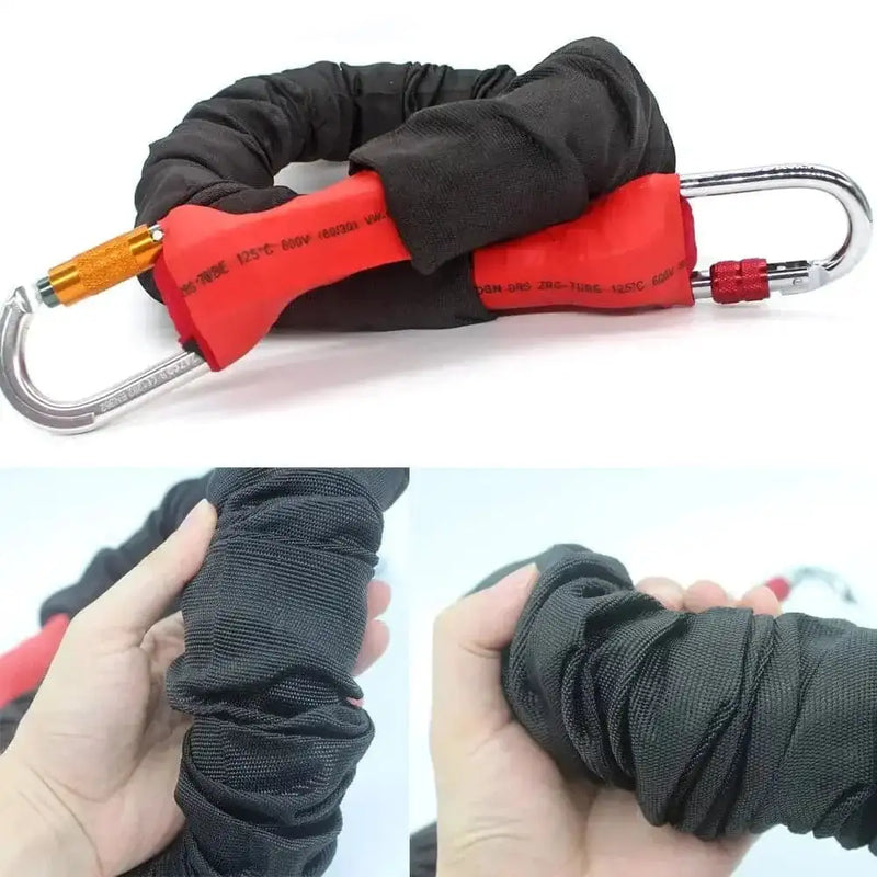 heavy-duty latex resistance bands | yoga and pilates exercise bands | complete set with carrying case | energy saving