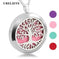 stainless steel magnetic necklace | aromatherapy diffuser pendant | essential oil necklace for women | ultrasonic cleaning