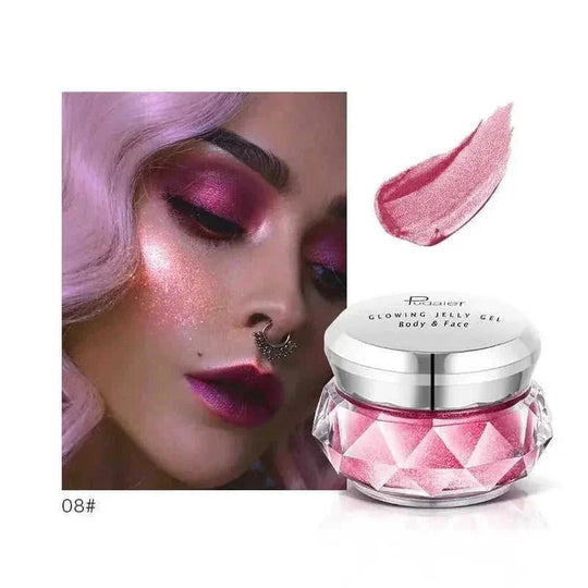 liquid highlighter makeup | waterproof body glitter gel | mermaid eyeshadow palette | energy saving