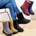 waterproof snow boots for women | thermal insulated winter boots | plush lined ankle boots | ultrasonic cleaning