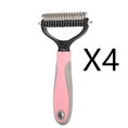 Stainless Double-sided Pet Brush Hair Removal Comb Grooming Dematting Dog Grooming Shedding Tools Meifu Market