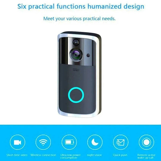 wifi video doorbell camera | 2k resolution doorbell camera | night vision security camera | ultrasonic cleaning