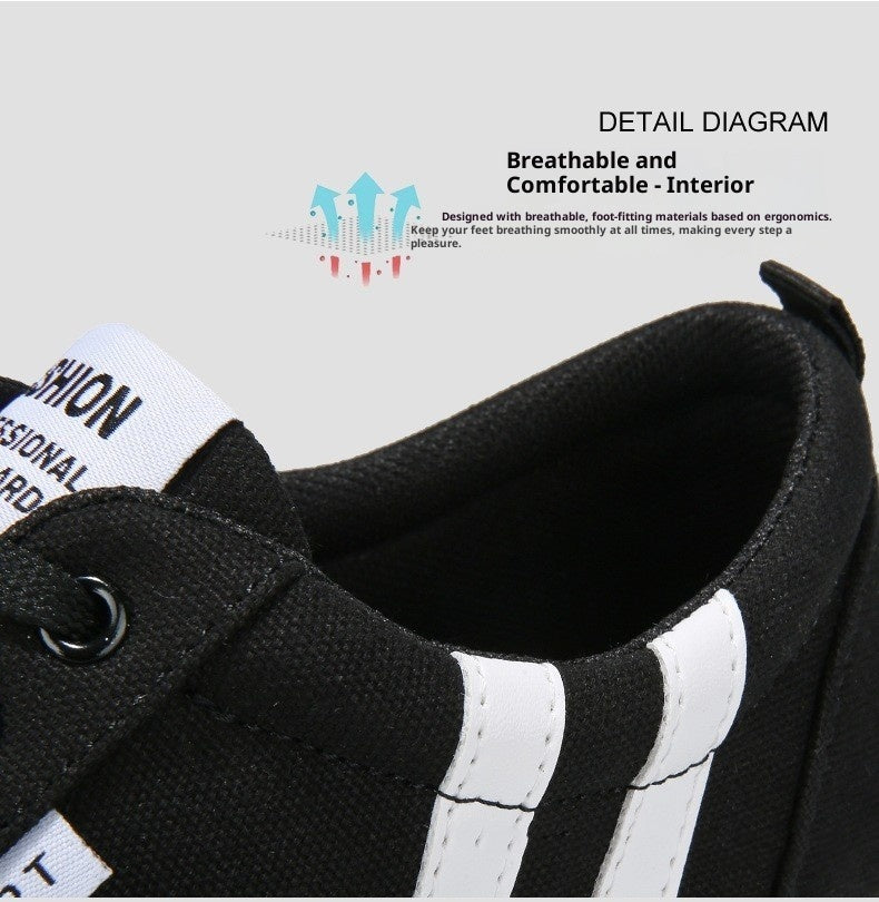 Spring Canvas Shoes Men's Low Top Meifu Market