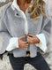 Batwing Sleeve Cardigan Women - Cropped Cashmere Jacket Loose Fit Meifu Market