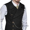 victorian double-breasted vest | woolen suit vest for men | 100 wool waistcoat | energy saving