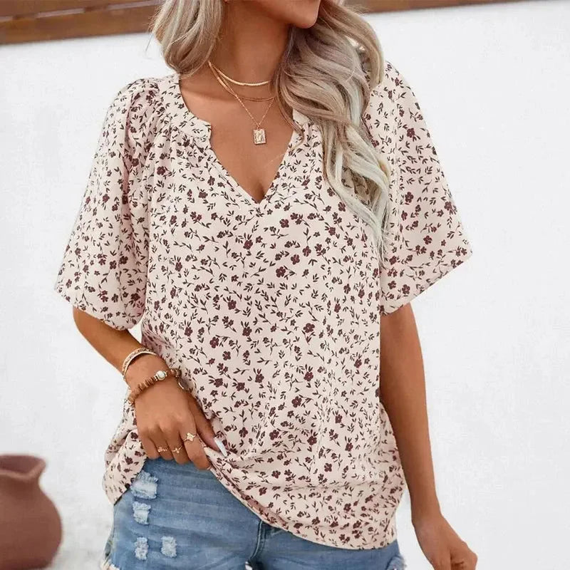 plus size printed shirts | polyester spandex blend | short sleeve stand collar | energy saving