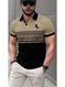 Men's 3D-Printed Short-Sleeve Polo Shirt - Bold Graphic Button-Up Top - Meifu Market