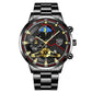 stainless steel case | office wear timepiece | free shipping offer | energy saving