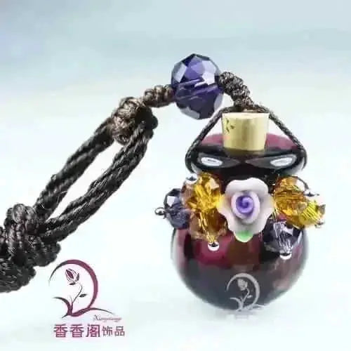 hand-blown glass diffuser | essential oil car freshener | luxury car perfume jewelry | energy saving