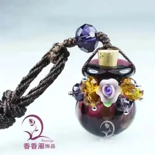 hand-blown glass diffuser | car essential oil holder | murano-style car perfume | energy saving