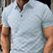 Ice Silk Polo — Men's Cool-Touch Jacquard Woven Summer Shirt