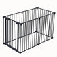 150 Adjustable Safety Gate 6 Panels Play Yard Metal Doorways Fireplace Fence Christmas Tree Fence G Meifu Market
