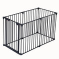 150 Adjustable Safety Gate 6 Panels Play Yard Metal Doorways Fireplace Fence Christmas Tree Fence G Meifu Market