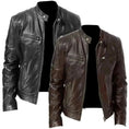genuine pu leather jacket | slim fit leather coat | waterproof faux leather jacket | energy saving