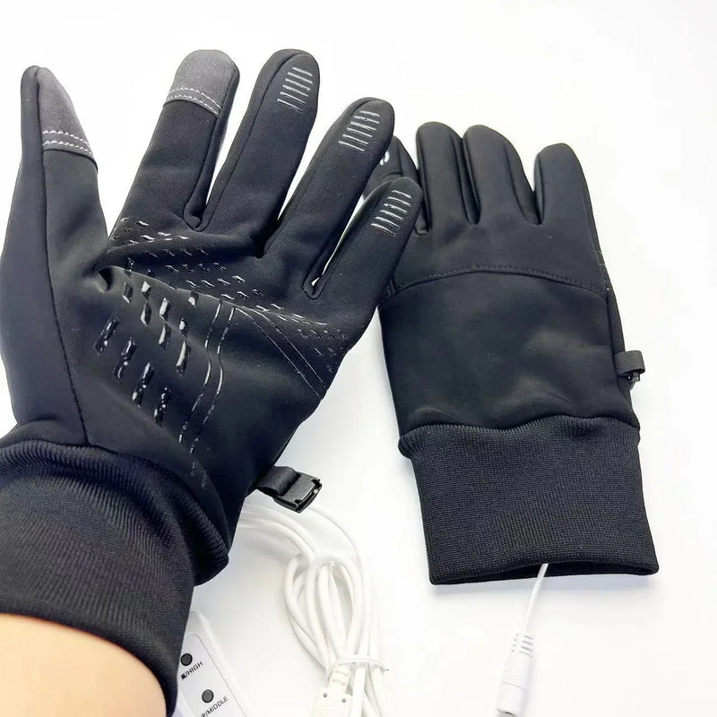 usb heated gloves | electric heating gloves | rechargeable heated gloves | energy saving