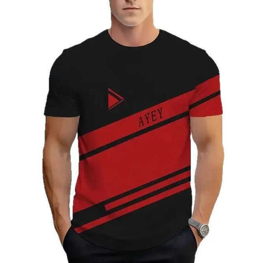 Mens Casual Stylish And Minimalist Summer Short-sleeve Shirt ME05BH250617Y186 - back view