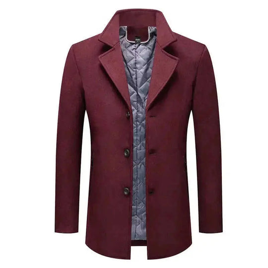 non-iron cotton blazer | machine washable business coat | wrinkle resistant mens jacket | ultrasonic cleaning