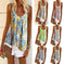 Digital printed floral vest sling 3XL - front view 0