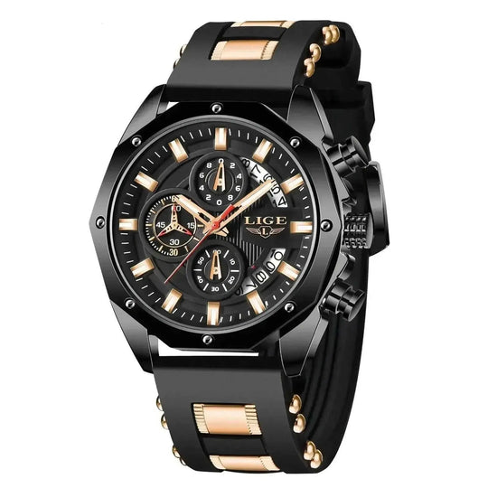 date display feature | stainless steel case | 50m water resistance | energy saving