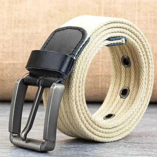 heavy-duty polyester canvas belt | adjustable waistband pants belt | durable woven belt for work pants | energy saving
