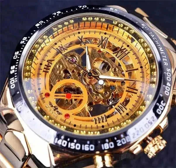 hollow automatic movement | stainless steel case | sapphire crystal glass | ultrasonic cleaning
