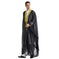 long sleeve chiffon robe | embroidered mens arabic robe | golden ball tassel details | ultrasonic cleaning
