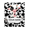 Cows Pattern Printed Flannel Digital Blanket Meifu Market