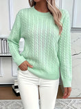 Versatile Fashion Classic Twist Round Neck Sweater Meifu Market