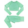 Seamless Knitted Dot Yoga Suit For Women Meifu Market