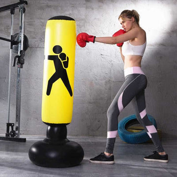 Fitness inflatable boxing column 