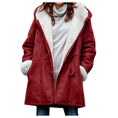 Winter Button Coat Fashion Warm Hooded Jacket With Pockets Women's Clothing Meifu Market