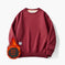 warm fleece pullover sweater | heavyweight fleece sweatshirt | solid color mens sweater | ultrasonic cleaning
