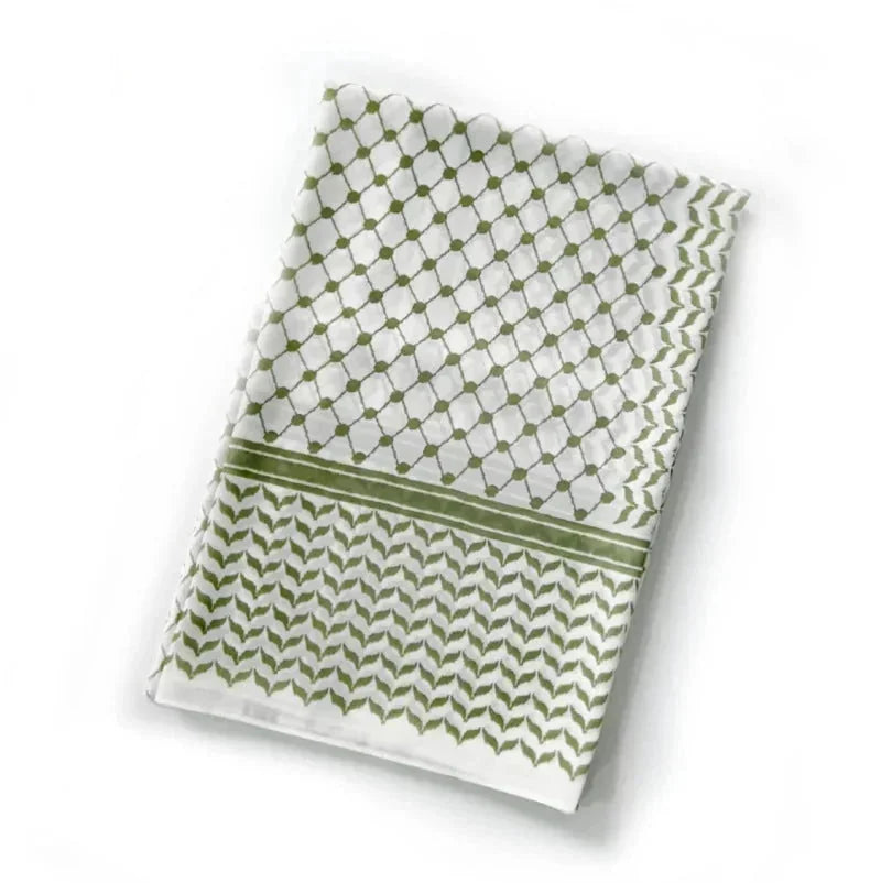 lightweight chiffon scarf | breathable plaid shawl | large square scarf | ultrasonic cleaning