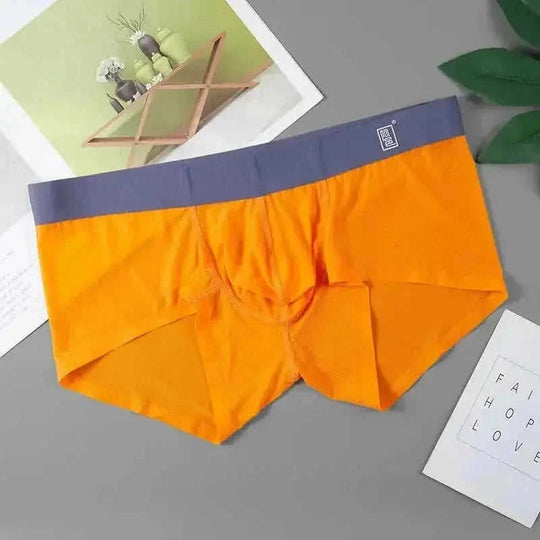 ice silk boxer shorts for men | breathable fabric underwear | moisture-wicking boxer briefs | ultrasonic cleaning