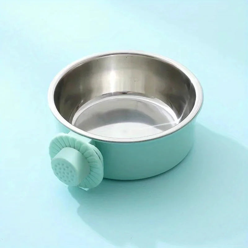 stainless-steel pet bowl | adjustable height dog feeder | durable non-slip dog bowl | energy saving