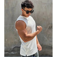 quick-dry fabric workout vest | breathable sleeveless training top | mens striped running tank top | ultrasonic cleaning