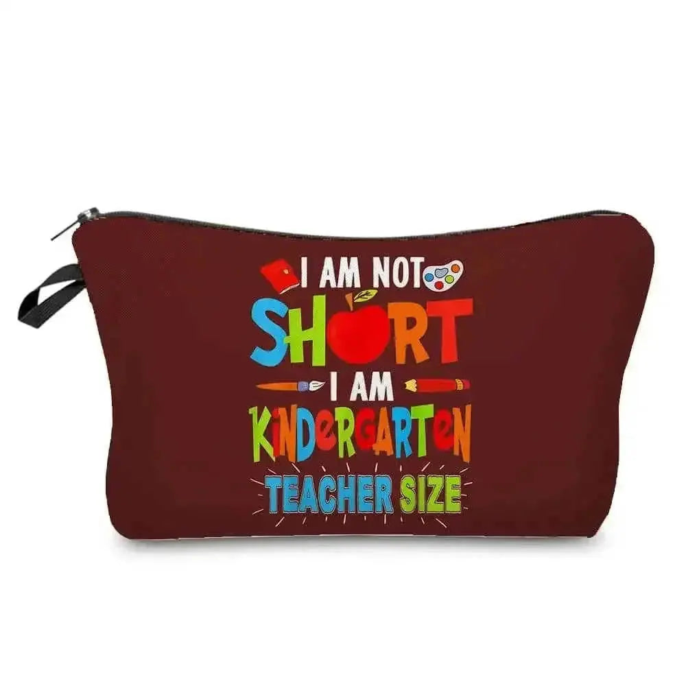 waterproof cosmetic bag | travel makeup organizer with zipper | pvc material toiletry bag | ultrasonic cleaning