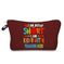 waterproof cosmetic bag | travel makeup organizer with zipper | pvc material toiletry bag | ultrasonic cleaning