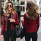 Women's PU Leather Jacket - Autumn Winter Fashion Suit Jacket Meifu Market