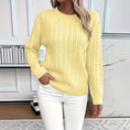 Versatile Fashion Classic Twist Round Neck Sweater Meifu Market