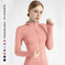 quick-dry yoga jacket | slim fit workout jacket | moisture wicking sports top | energy saving