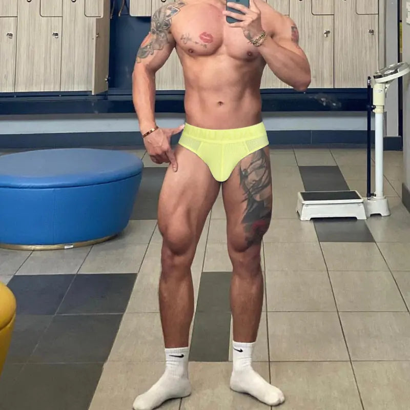 Men's Briefs Sexy And Breathable Embossed Pattern Meifu Market