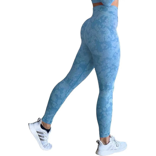 high-waisted sculpting leggings | seamless squat-proof fabric | tummy control workout tights | energy saving