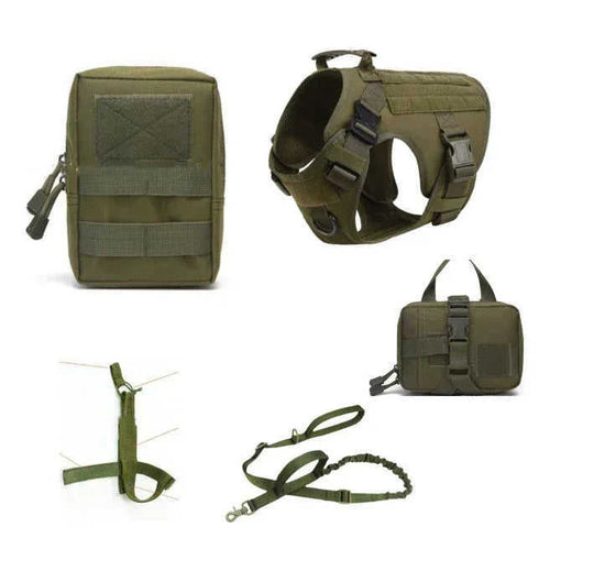 Tactical Dog Harness Pet German Shepherd K9 Training Vest Dog Harness And Leash Set For All Breeds Dogs Meifu Market