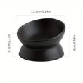 non-slip ceramic pet bowl | elevated dog food bowl | raised cat feeder with stand | ultrasonic cleaning