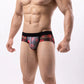 Men's Underwear Double-layer Breathable Mesh Sexy Color Block Meifu Market