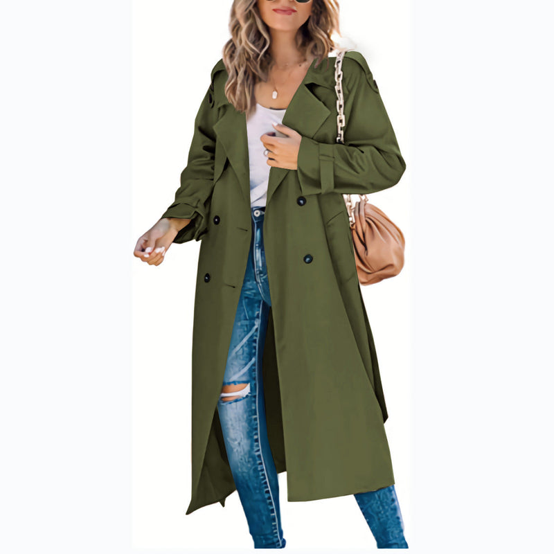 Women's Fashion Casual Solid Color Windbreaker Jacket Meifu Market