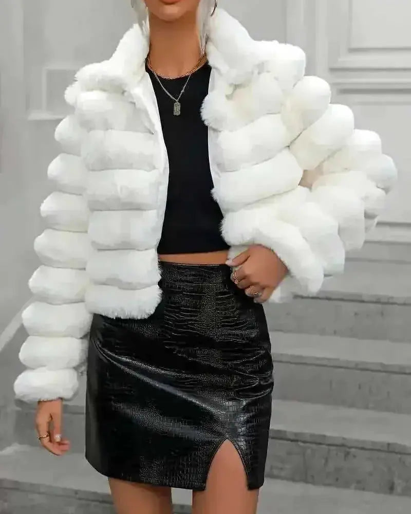 Autumn And Winter European And American Imitation Fur Coat Short Women - Meifu Market