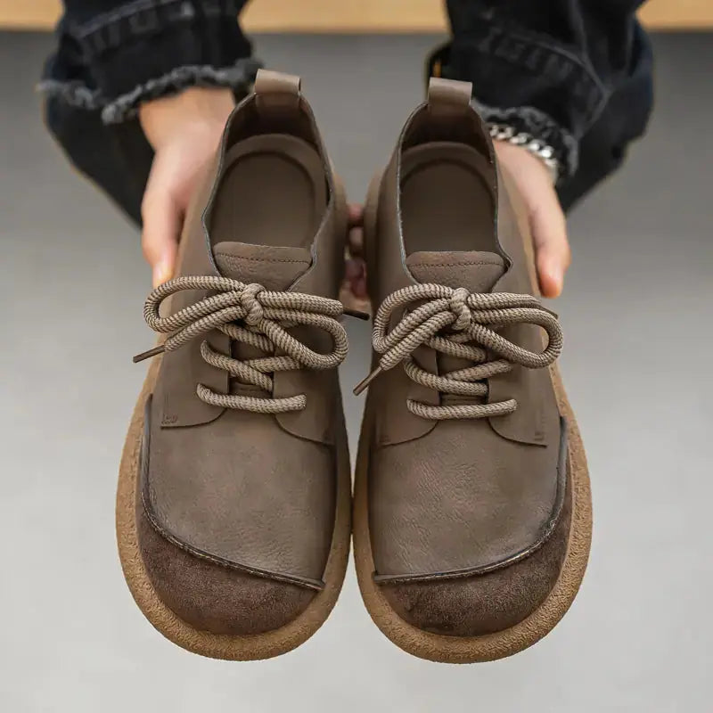 Outdoor Lightweight Men's Retro Low-cut Workwear British Style Shoes Meifu Market