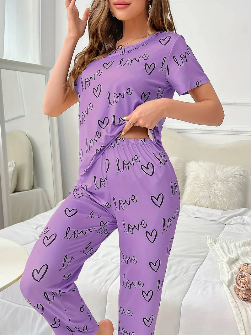 womens cotton lounge set | oversized sleep shirt | breathable pajama set | ultrasonic cleaning